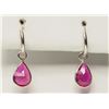 Image 2 : 10KT GOLD  RUBY EARRINGS