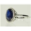 Image 3 : STERLING SILVER SAPPHIRE RING SIZE 8