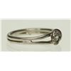 Image 2 : STERLING SILVER DIAMOND RING SIZE 7