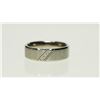 Image 1 : STAINLESS STEEL WITH 3 DIAMONDS RING SIZE 12