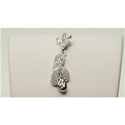 STERLING SILVER RHODUIM PLATED PENDANT
