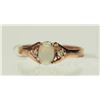 Image 1 : 10KT GOLD DIAMOND  OPAL RING INSURANCE SIZE 6.5
