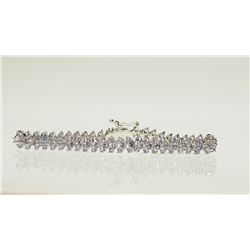 STERLING SILVER TANZANITE BRACELET