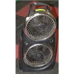 HONEYWELL 3 SPEED DUAL ECLECTIC FAN
