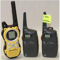 BUNDLE OF THREE WALKIE TALKIES