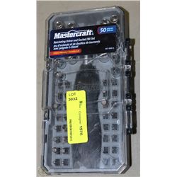 MASTERCRAFT 50PC RATCHETING DRIVER AND
