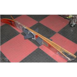 SEA GLIDERS WOOD WATER SKIIS WITH BOOTS