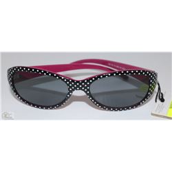 NEW FOSTER GRANT - LADIES BEACHBUM PINK/BLK/WHT