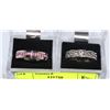 Image 1 : LOT OF 2 WOMENS FASHION RINGS