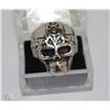 Image 1 : MEN'S HEAVY STAINLESS STEEL SKULL RING