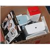 Image 1 : BOX OF ELECTRONICS INCLUDING CANON COMPACT