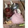 Image 1 : ESTATE BOX OF TEA POTS