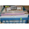 Image 1 : CRATE OF VARIOUS SIZED ARTIST CANVAS AND
