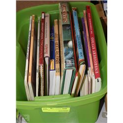 TOTE OF CRAFTING BOOKS
