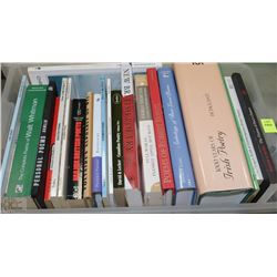 TOTE OF POETRY BOOKS