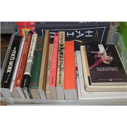 TOTE OF POETRY BOOKS