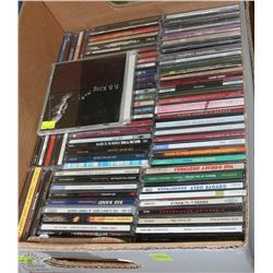 BOX OF CDS FROM VARIOUS ARTISTS