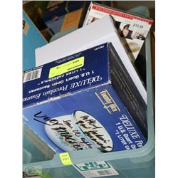 TOTE OF DVDS, SAUCEPAN, AND MORE!