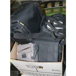 BOX OF VINTAGE ELECTRONICS AND MORE!