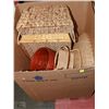 Image 1 : BOX OF WICKER BASKETS