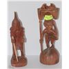 Image 1 : PAIR OF TEAK WOOD TRIBAL  STATUES
