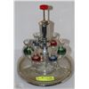 Image 1 : LIQUOR DISPENSER WITH SHOT GLASSES