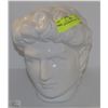 Image 1 : WHITE CERAMIC "DAVID"  HEAD