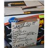 Image 1 : COMPLETE SANTA SUIT INCLUDES; COAT, BLK PANTS, BLK