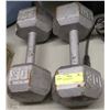 Image 1 : LOT OF 30LB WEIGHTS