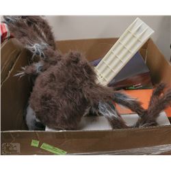 SKULL FOUNTAIN WITH JUMPING SPIDER