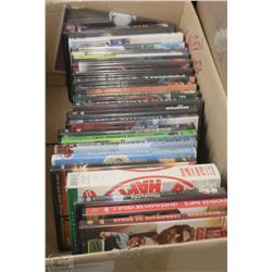 BOX OF DVD'S INCL. THE HANGOVER PART ONE AND TWO ,