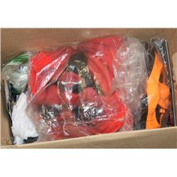BOX OF HALLOWEEN RUBBER MASKS