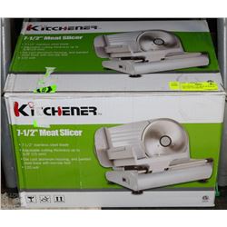 KITCHENER 7-1/4" MEAT SLICER W/ DIE CAST ALUMINUM