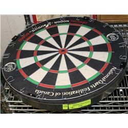 OFFICIAL NODOR DART BOARD WITH MOUNTING HARDWARE