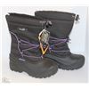 Image 1 : NEW ICE FIELDS KIDS WINTER BOOTS SIZE 12