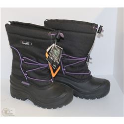 NEW ICE FIELDS KIDS WINTER BOOTS SIZE 13