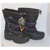 Image 1 : NEW ICE FIELDS KIDS WINTER BOOTS SIZE 13