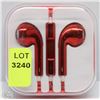 Image 1 : NEW EARBUD HEADPHONES FOR ANY DEVICE