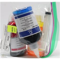 YELLOW/CYAN/MAGENTA BULK HP INK REFILL KIT