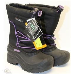 NEW ICE FIELDS KIDS WINTER BOOTS SIZE 12