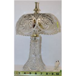 SMALL TABLE TOP CRYSTAL LAMP
