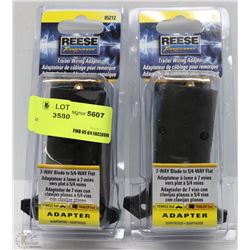 LOT OF 2 REESE TRAILER WIRING ADAPTOR