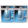 Image 1 : CASE OF 2 SLIM OPTICAL WIRED MICE
