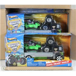 CASE OF 6 HOT WHEELS MONSTER JAM SETS