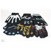 Image 1 : BAG OF 6 HALLOWEEN GLOW IN THE DARK GLOVES