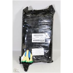 BUNDLE OF NATURAL RUBBER/LATEX GLOVES SIZE:XL