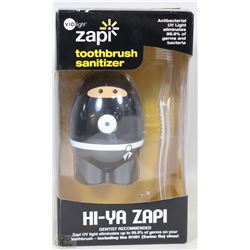 BRAND NEW ZAPI UV TOOTHBRUSH SANITIZER/BLACK