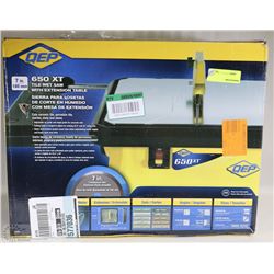 QEP 650XT 7 INCH WET TILES SAW INCLUDES EXTENSION