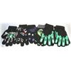 Image 1 : 6 PACK OF GLOW IN THE DARK HALLOWEEN GLOVES