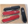 Image 1 : LOT of 4 VINTAGE SWISS ARMY VICTORINOX POCKET